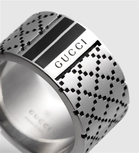 men wedding band by gucci|gucci silver ring for men.